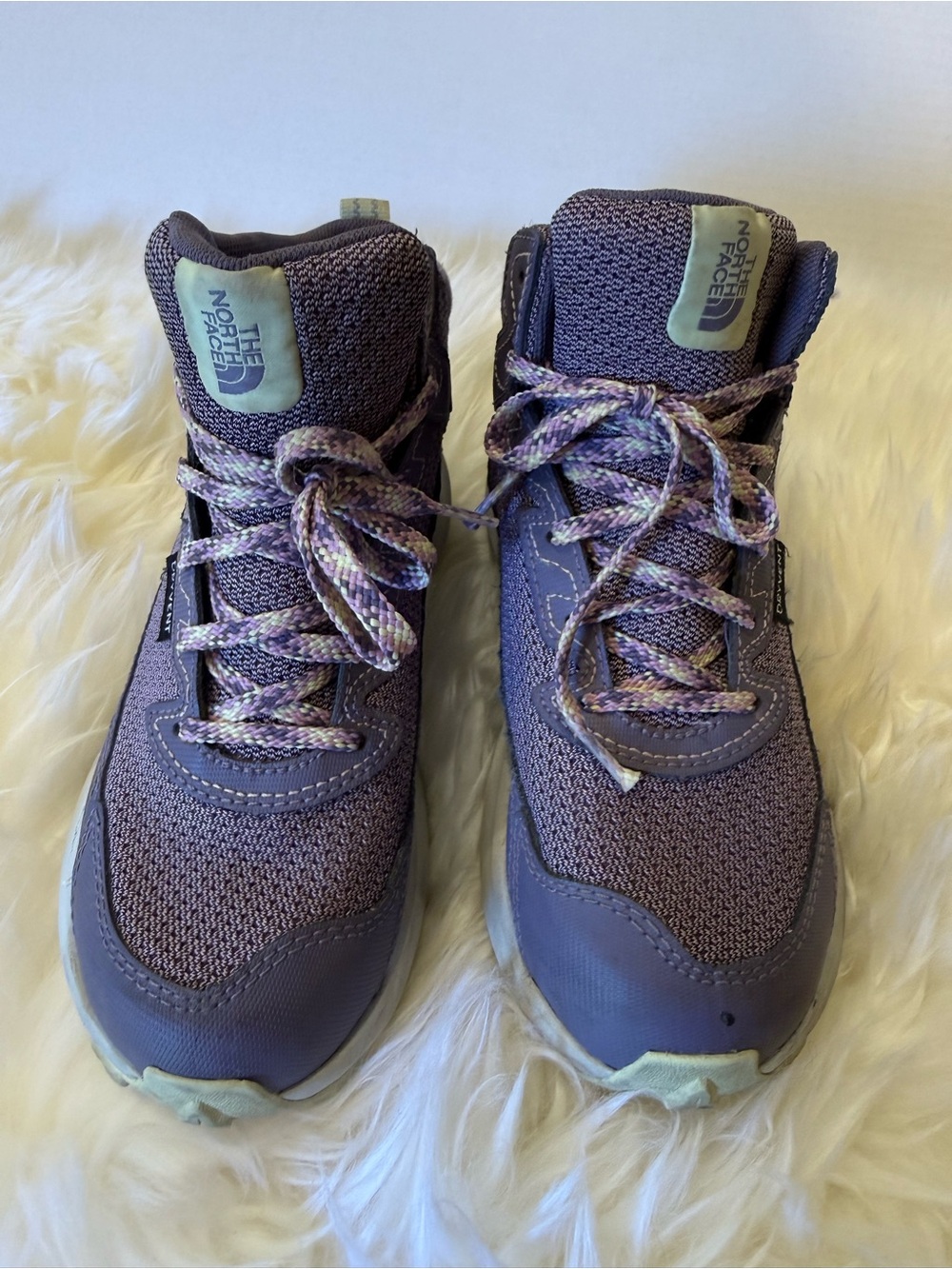 The North Face Lavender Trail Hiking Boots with Mint Accents